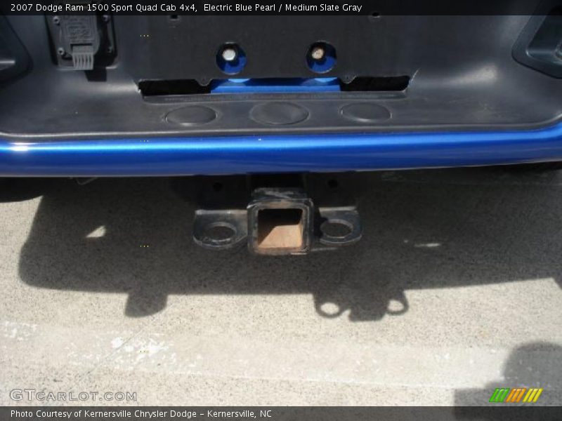 Electric Blue Pearl / Medium Slate Gray 2007 Dodge Ram 1500 Sport Quad Cab 4x4