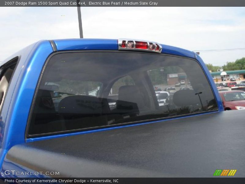 Electric Blue Pearl / Medium Slate Gray 2007 Dodge Ram 1500 Sport Quad Cab 4x4