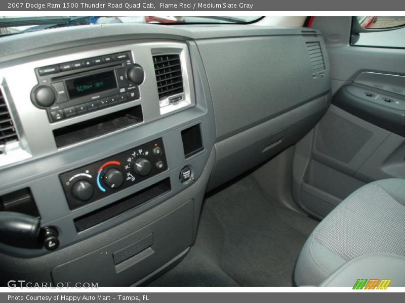 Flame Red / Medium Slate Gray 2007 Dodge Ram 1500 Thunder Road Quad Cab