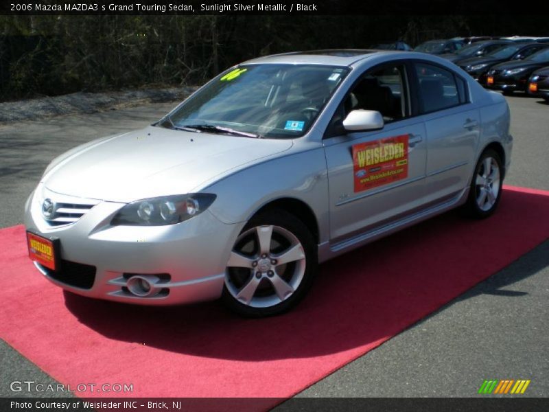Sunlight Silver Metallic / Black 2006 Mazda MAZDA3 s Grand Touring Sedan