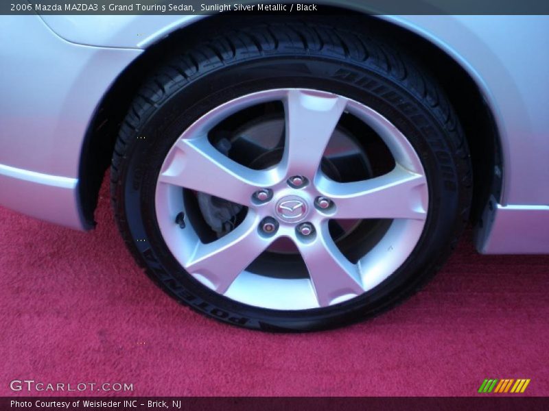 Sunlight Silver Metallic / Black 2006 Mazda MAZDA3 s Grand Touring Sedan