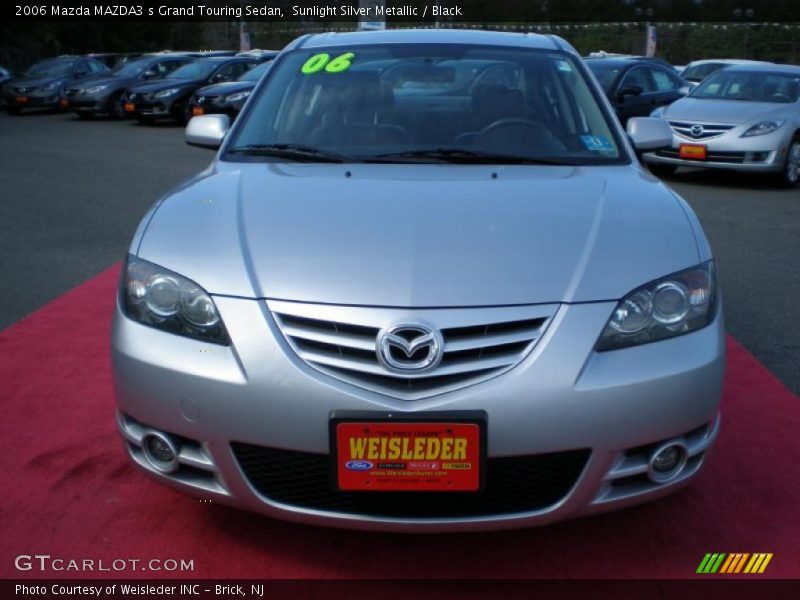 Sunlight Silver Metallic / Black 2006 Mazda MAZDA3 s Grand Touring Sedan