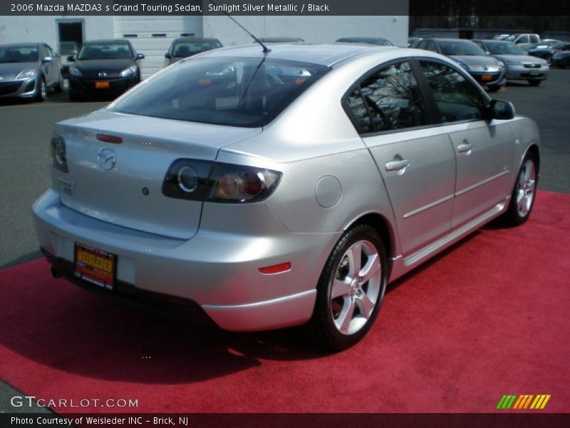 Sunlight Silver Metallic / Black 2006 Mazda MAZDA3 s Grand Touring Sedan