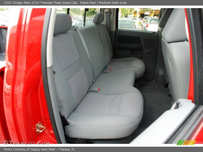 Flame Red / Medium Slate Gray 2007 Dodge Ram 1500 Thunder Road Quad Cab