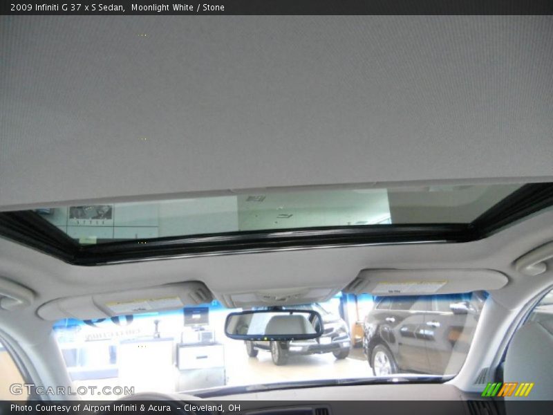 Moonlight White / Stone 2009 Infiniti G 37 x S Sedan