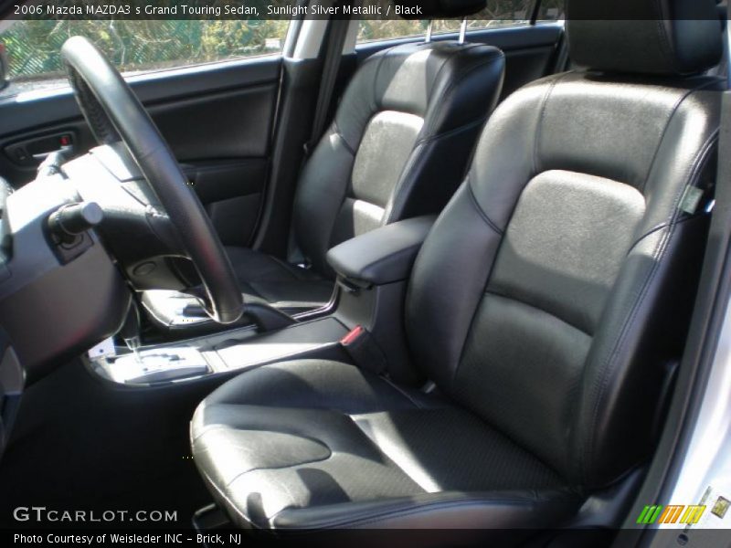 Sunlight Silver Metallic / Black 2006 Mazda MAZDA3 s Grand Touring Sedan