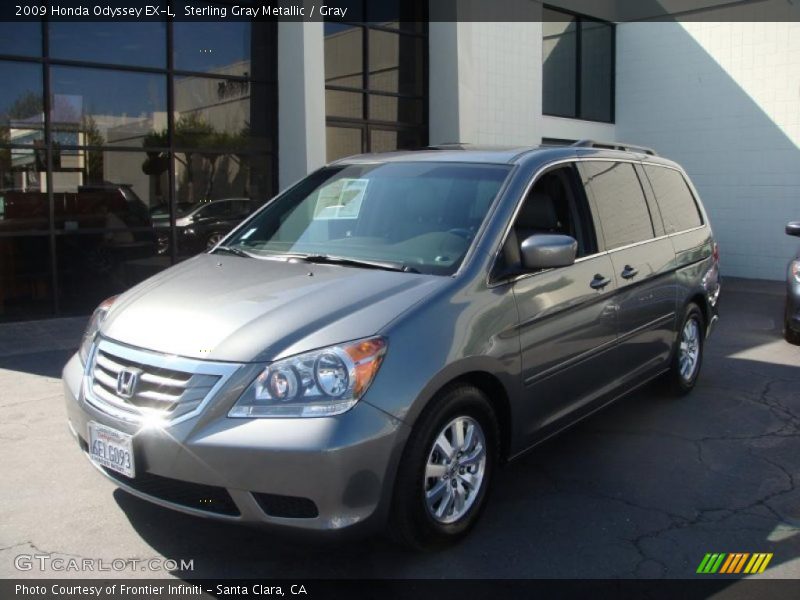 Sterling Gray Metallic / Gray 2009 Honda Odyssey EX-L