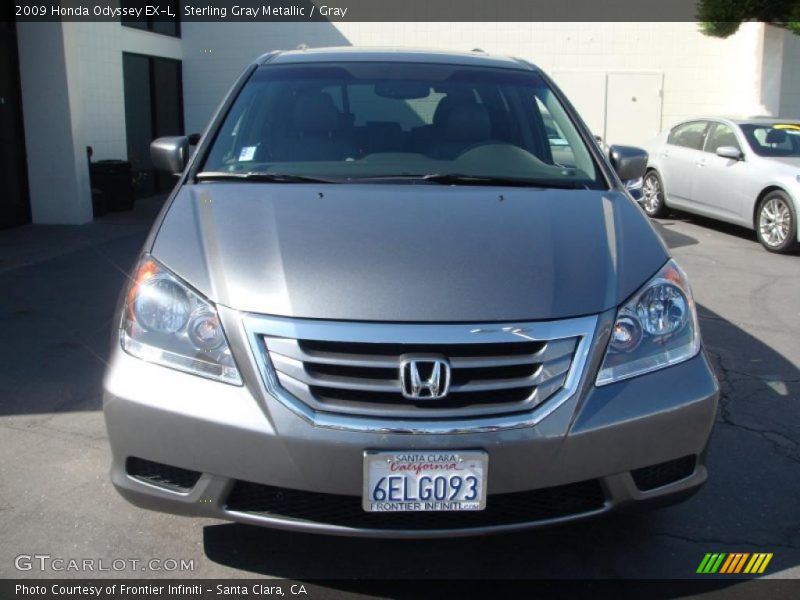 Sterling Gray Metallic / Gray 2009 Honda Odyssey EX-L