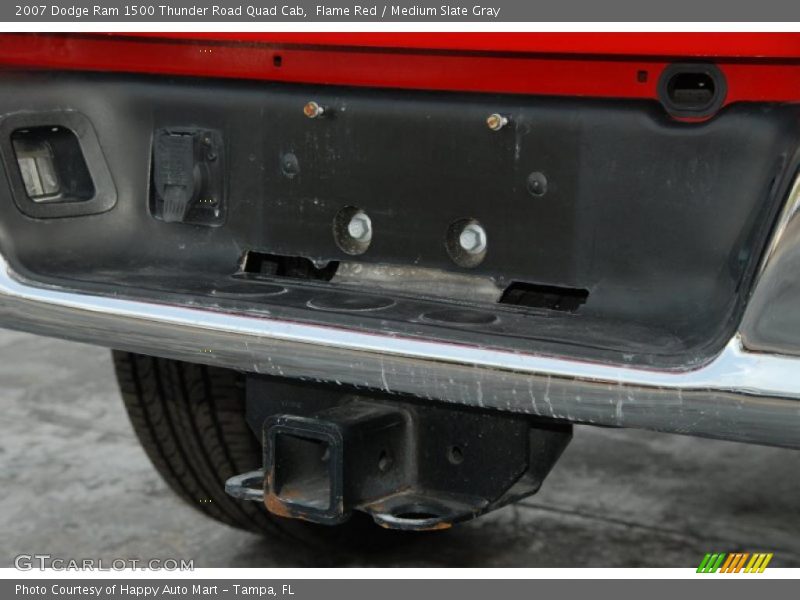 Flame Red / Medium Slate Gray 2007 Dodge Ram 1500 Thunder Road Quad Cab