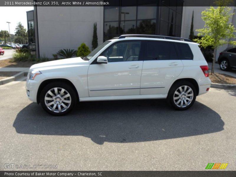 Arctic White / Almond/Black 2011 Mercedes-Benz GLK 350