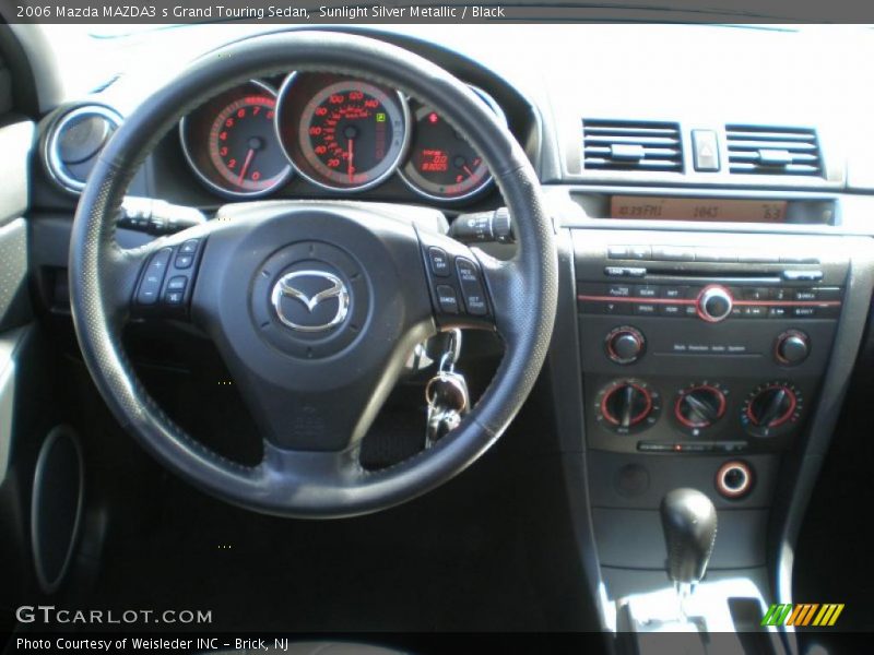 Sunlight Silver Metallic / Black 2006 Mazda MAZDA3 s Grand Touring Sedan