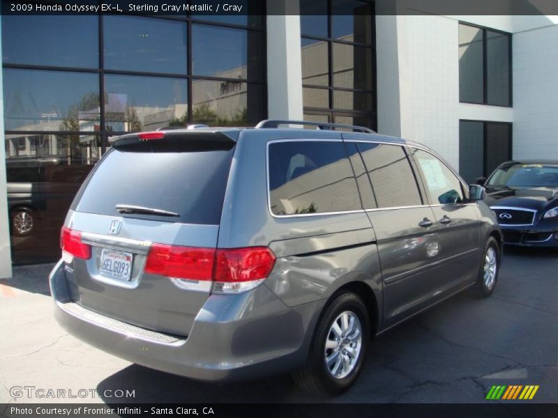 Sterling Gray Metallic / Gray 2009 Honda Odyssey EX-L