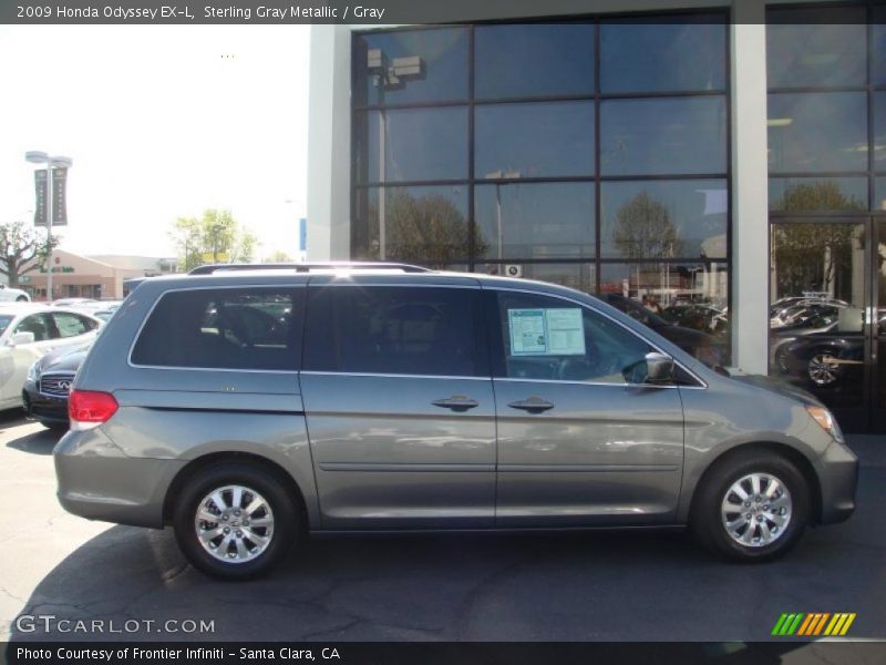 Sterling Gray Metallic / Gray 2009 Honda Odyssey EX-L