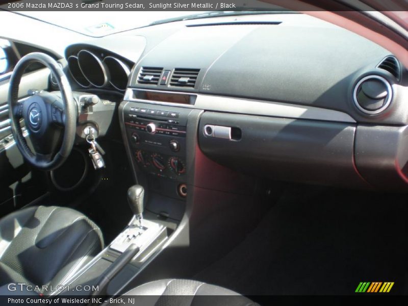 Sunlight Silver Metallic / Black 2006 Mazda MAZDA3 s Grand Touring Sedan