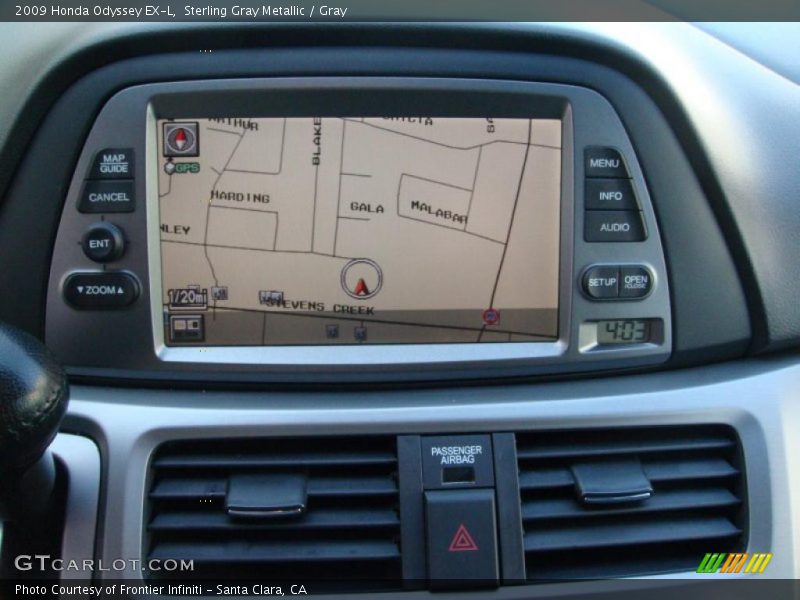 Sterling Gray Metallic / Gray 2009 Honda Odyssey EX-L