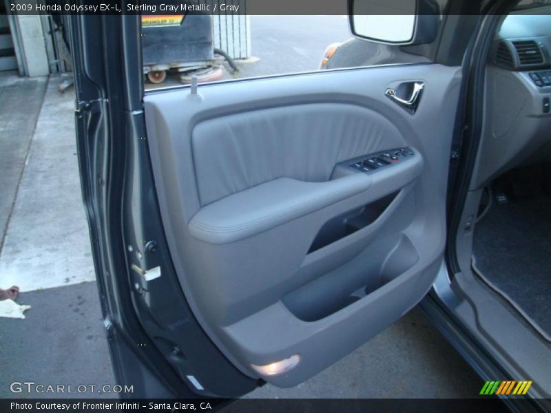 Sterling Gray Metallic / Gray 2009 Honda Odyssey EX-L