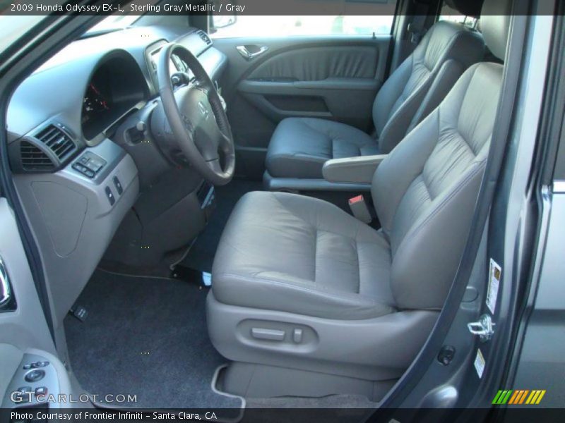 Sterling Gray Metallic / Gray 2009 Honda Odyssey EX-L