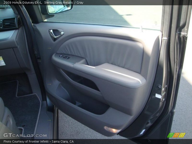 Sterling Gray Metallic / Gray 2009 Honda Odyssey EX-L