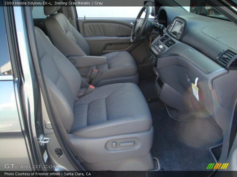 Sterling Gray Metallic / Gray 2009 Honda Odyssey EX-L
