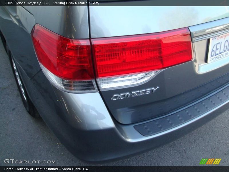 Sterling Gray Metallic / Gray 2009 Honda Odyssey EX-L