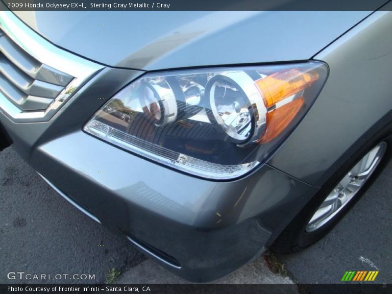Sterling Gray Metallic / Gray 2009 Honda Odyssey EX-L