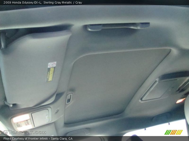 Sterling Gray Metallic / Gray 2009 Honda Odyssey EX-L