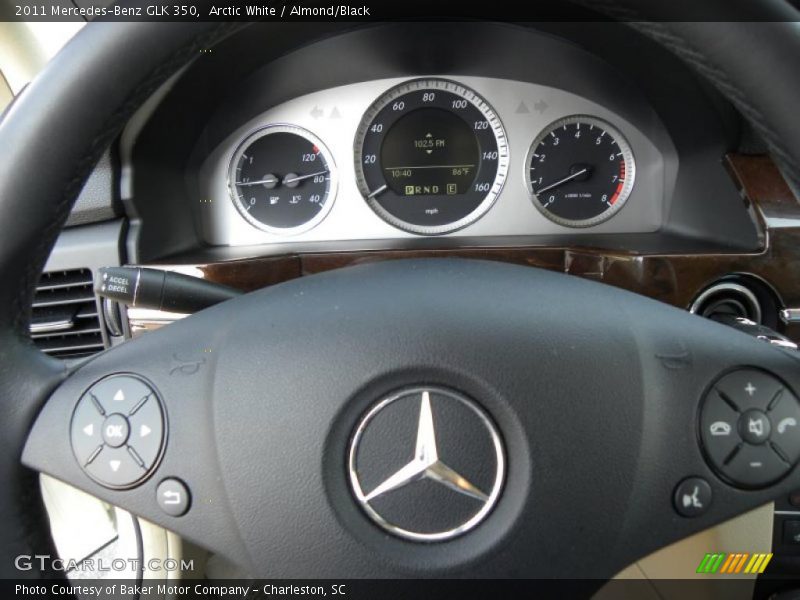 Arctic White / Almond/Black 2011 Mercedes-Benz GLK 350