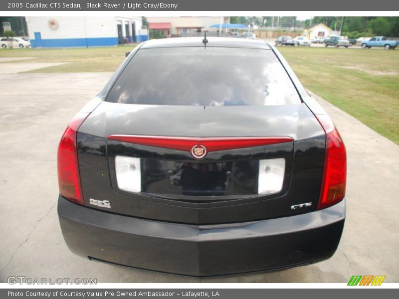 Black Raven / Light Gray/Ebony 2005 Cadillac CTS Sedan