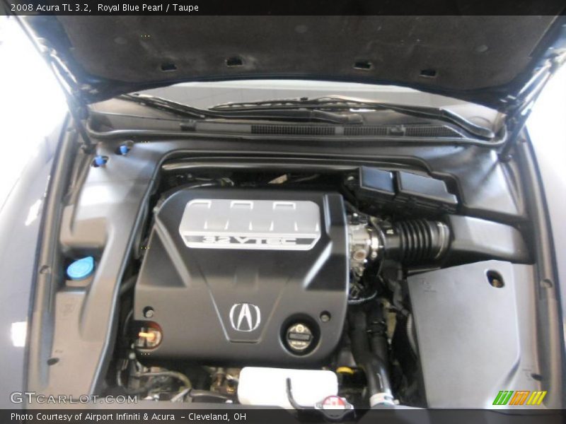 Royal Blue Pearl / Taupe 2008 Acura TL 3.2