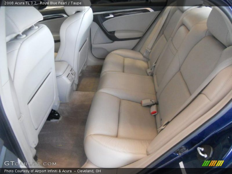 Royal Blue Pearl / Taupe 2008 Acura TL 3.2