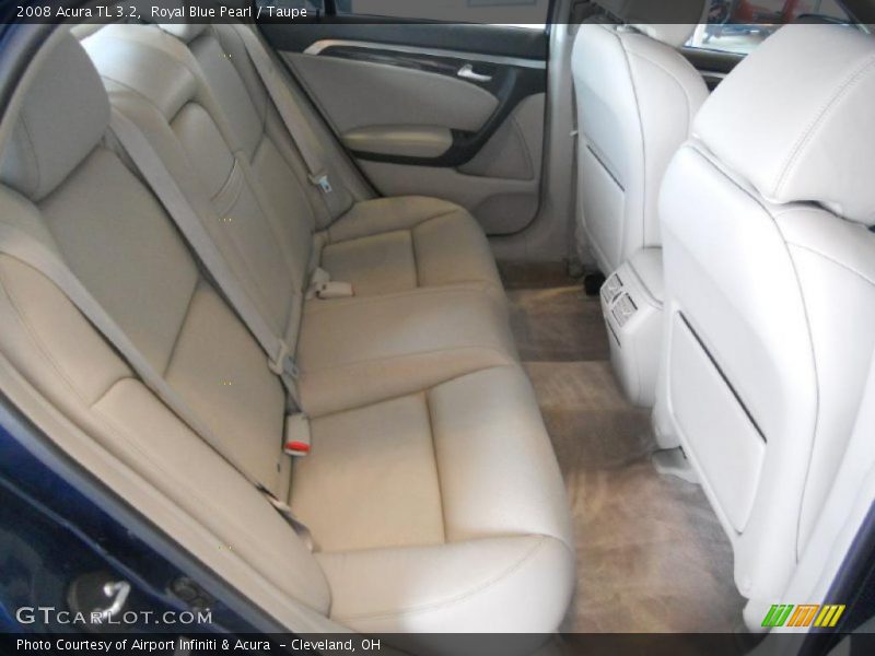 Royal Blue Pearl / Taupe 2008 Acura TL 3.2