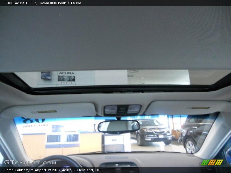Royal Blue Pearl / Taupe 2008 Acura TL 3.2