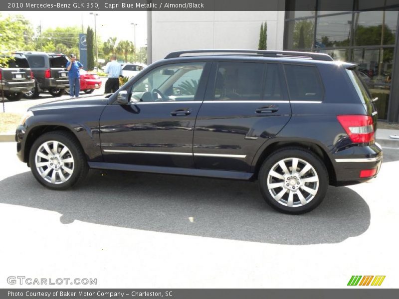 Capri Blue Metallic / Almond/Black 2010 Mercedes-Benz GLK 350