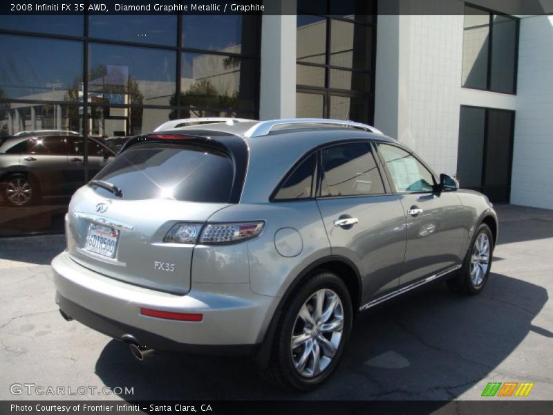 Diamond Graphite Metallic / Graphite 2008 Infiniti FX 35 AWD