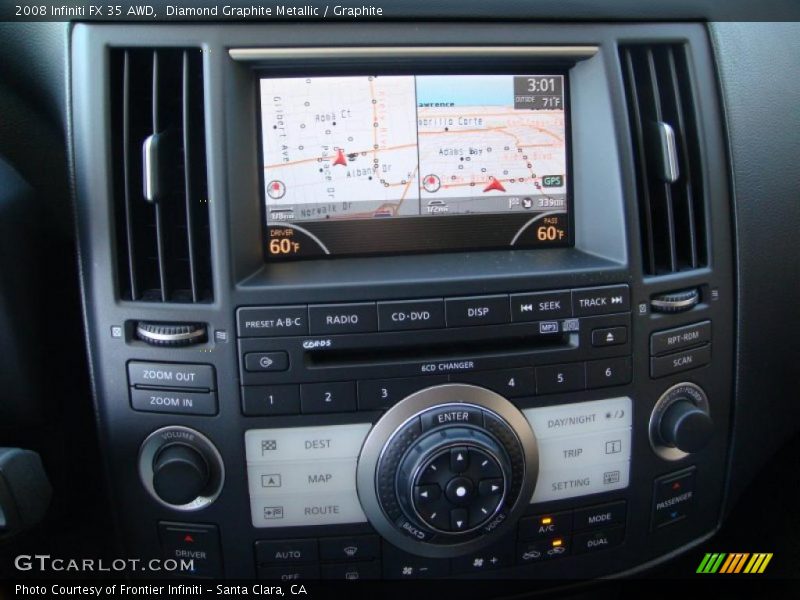 Diamond Graphite Metallic / Graphite 2008 Infiniti FX 35 AWD