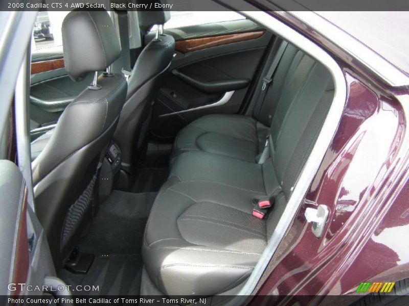 Black Cherry / Ebony 2008 Cadillac CTS 4 AWD Sedan