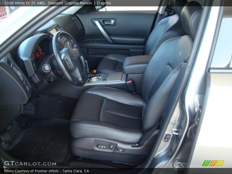 Diamond Graphite Metallic / Graphite 2008 Infiniti FX 35 AWD