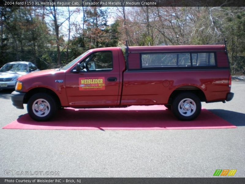 Toreador Red Metallic / Medium Graphite 2004 Ford F150 XL Heritage Regular Cab