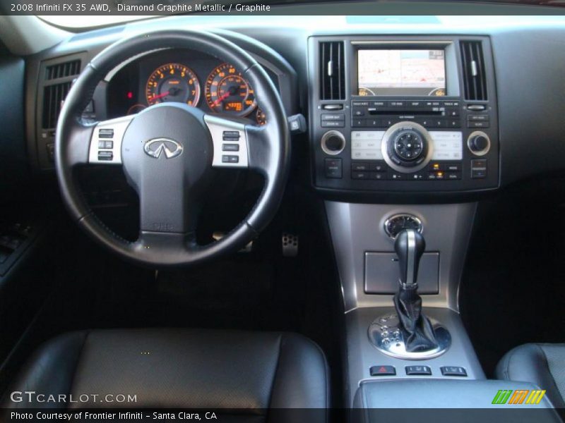 Diamond Graphite Metallic / Graphite 2008 Infiniti FX 35 AWD