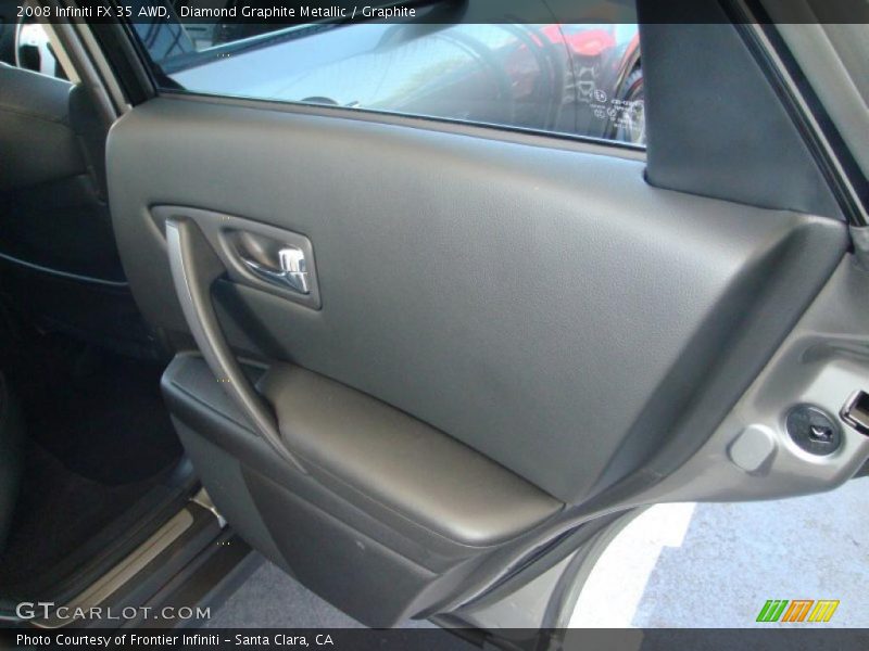 Diamond Graphite Metallic / Graphite 2008 Infiniti FX 35 AWD