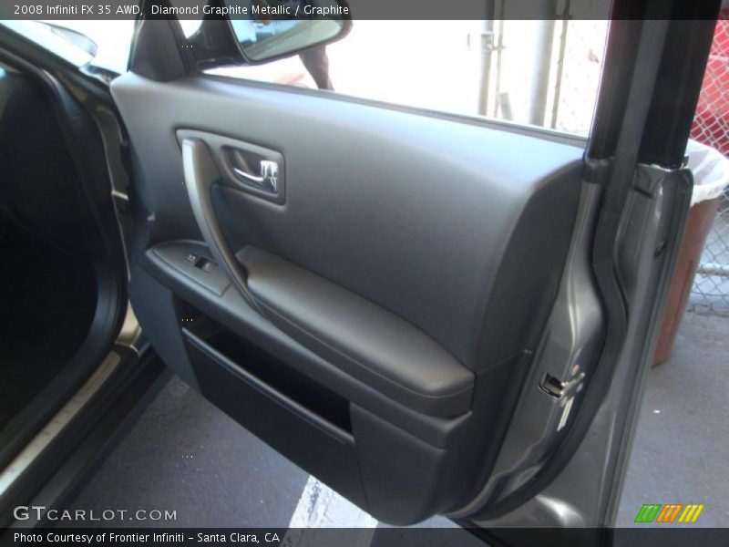 Diamond Graphite Metallic / Graphite 2008 Infiniti FX 35 AWD