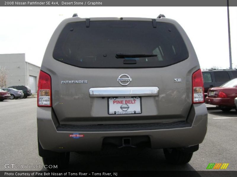 Desert Stone / Graphite 2008 Nissan Pathfinder SE 4x4