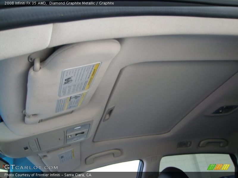 Diamond Graphite Metallic / Graphite 2008 Infiniti FX 35 AWD