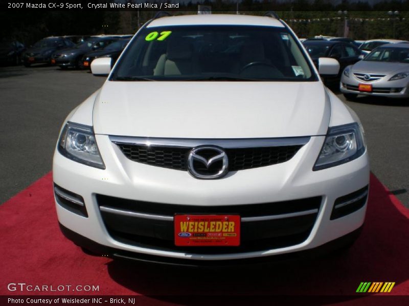 Crystal White Pearl Mica / Sand 2007 Mazda CX-9 Sport