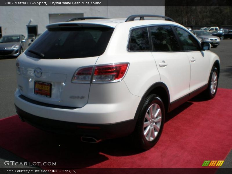 Crystal White Pearl Mica / Sand 2007 Mazda CX-9 Sport