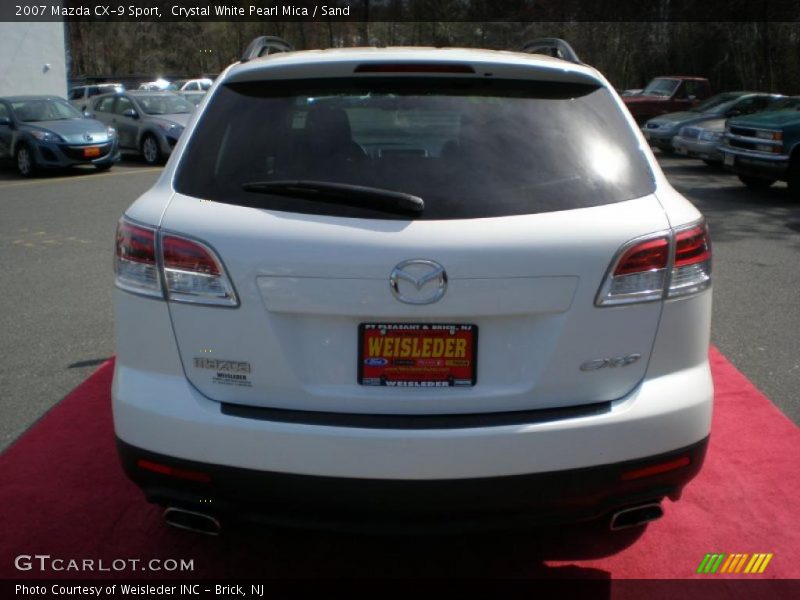 Crystal White Pearl Mica / Sand 2007 Mazda CX-9 Sport