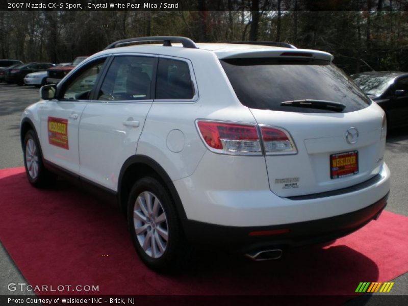 Crystal White Pearl Mica / Sand 2007 Mazda CX-9 Sport