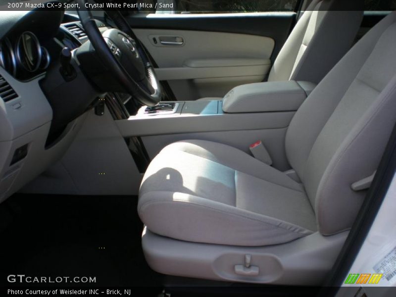 Crystal White Pearl Mica / Sand 2007 Mazda CX-9 Sport