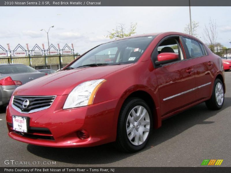 Red Brick Metallic / Charcoal 2010 Nissan Sentra 2.0 SR
