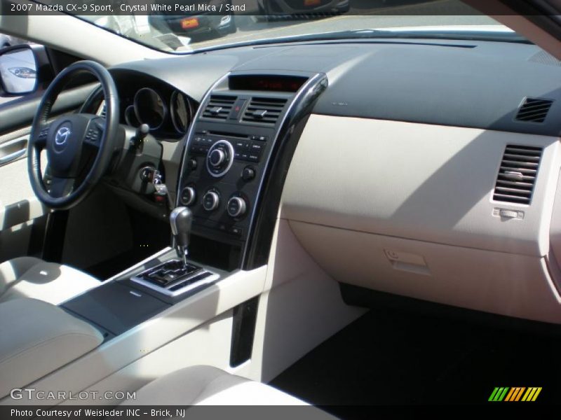 Crystal White Pearl Mica / Sand 2007 Mazda CX-9 Sport